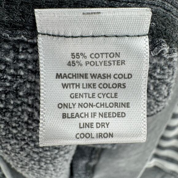 Stone Brewing V-Neck Striped Hoodie Sweatshirt Womens XL Gray Rough Seam - Picture 8 of 11